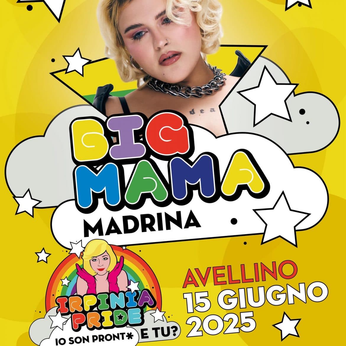 Irpinia Pride 2025 ha la sua potente madrina: benvenuta BigMama!
