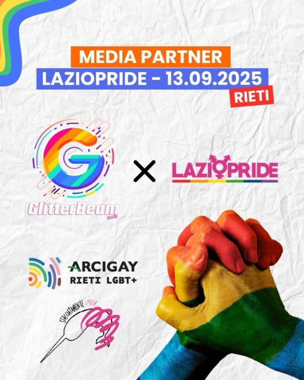 GlitterBeam Italia annuncia la partnership come Media Partner del Lazio Pride 2025