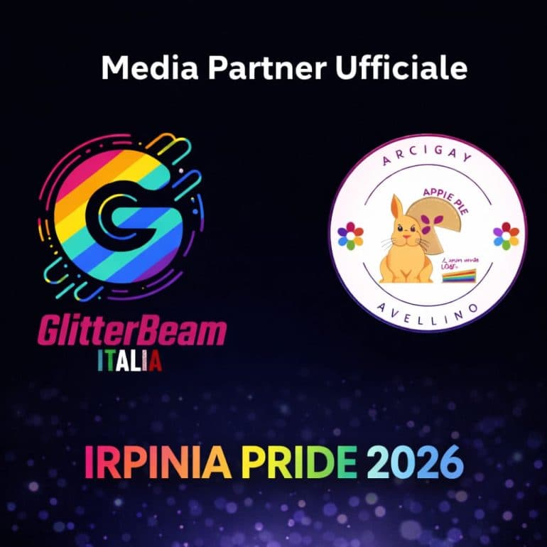 GlitterBeam Italia ed Irpinia Pride 2026: domenica 14 giugno la grande diretta da Atripalda per i diritti civili